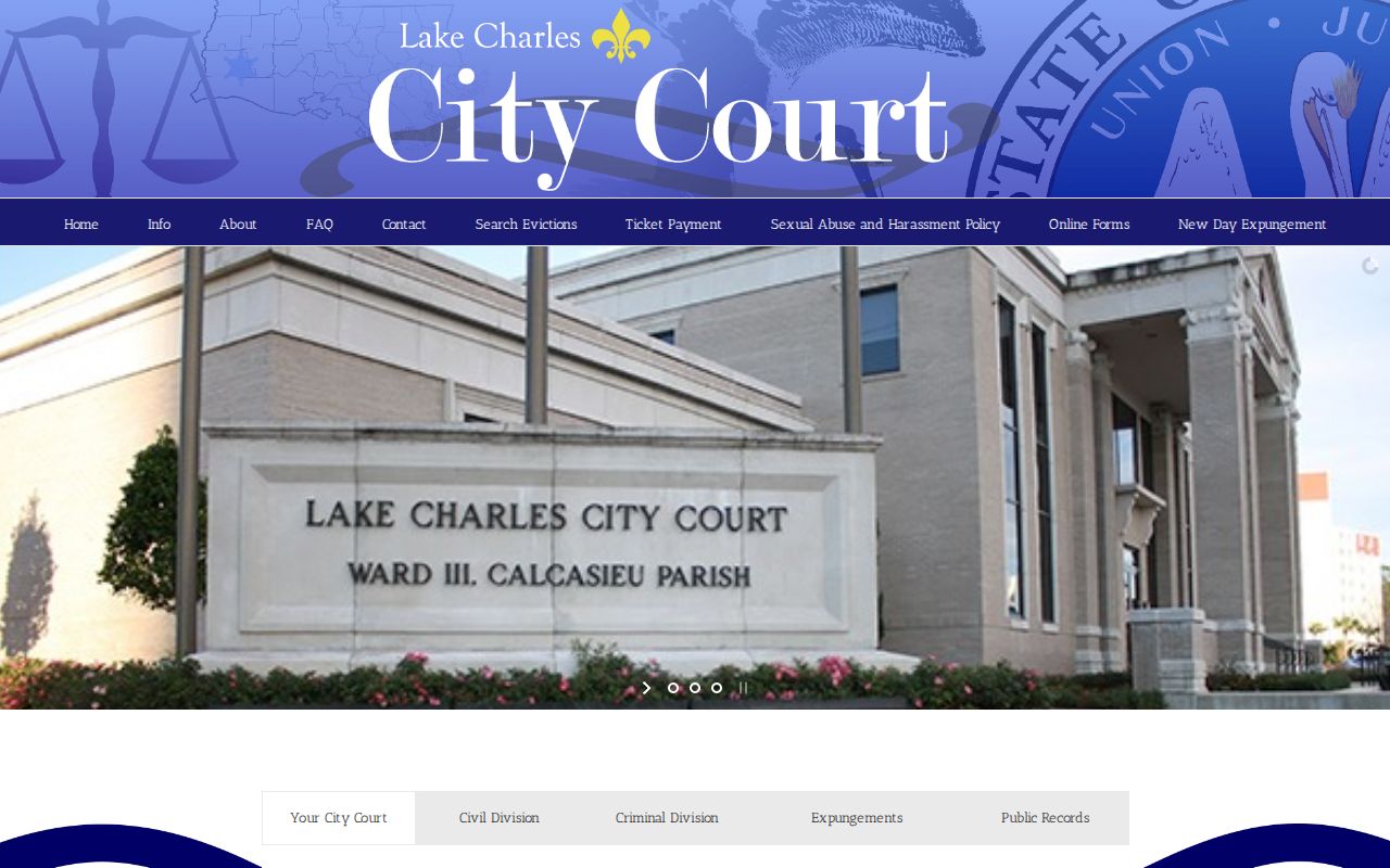 Calcasieu Parish traffic warrant guidance from Lake Charles City Court on citations, missed dates, and payment